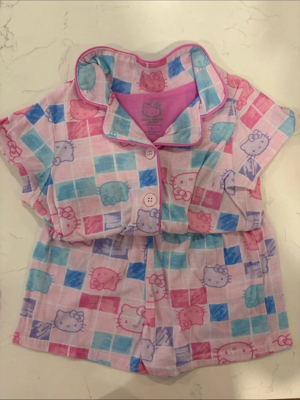 Disney Purple Mermaid & Character Mix Kids Pajama and Night Gown Set